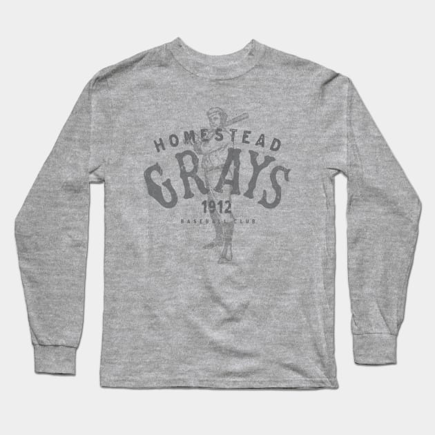 Homestead Grays Long Sleeve T-Shirt by MindsparkCreative